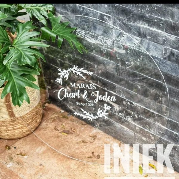 Acrylic Wedding Guestbook