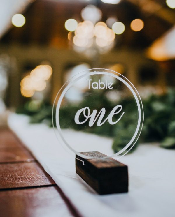Acrylic Table Numbers