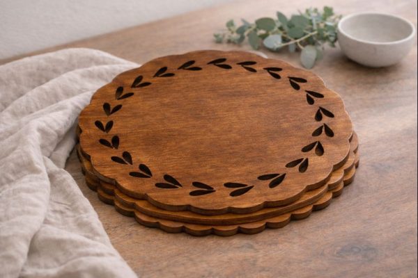 Decorative Wooden Underplates