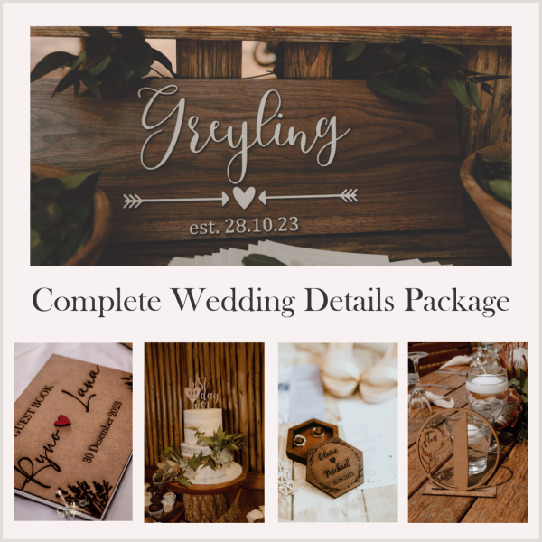 Complete Wedding Details Package
