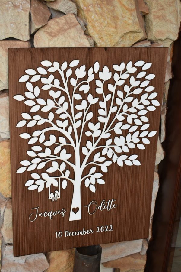 Wedding Guestbook Tree Board