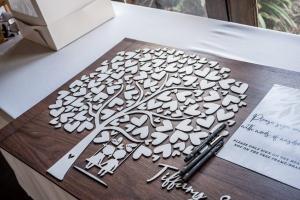 Wood Laminate Guestbook