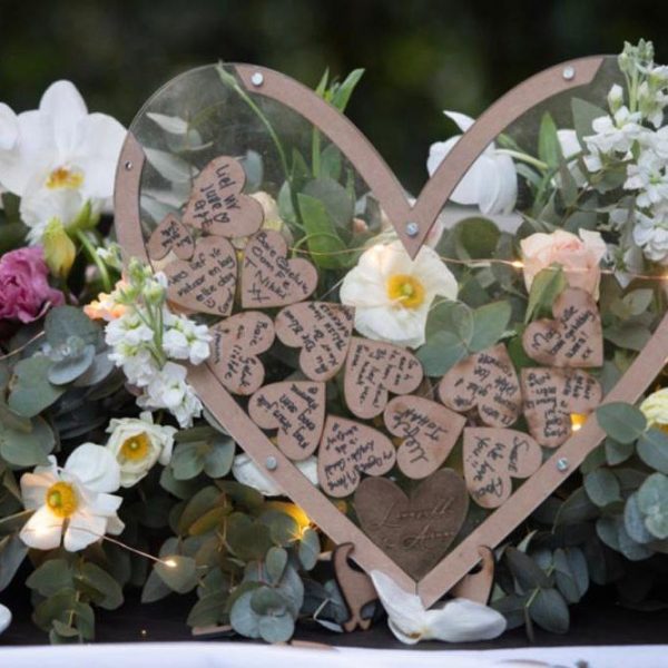 Transparent Drop-Down Guestbook