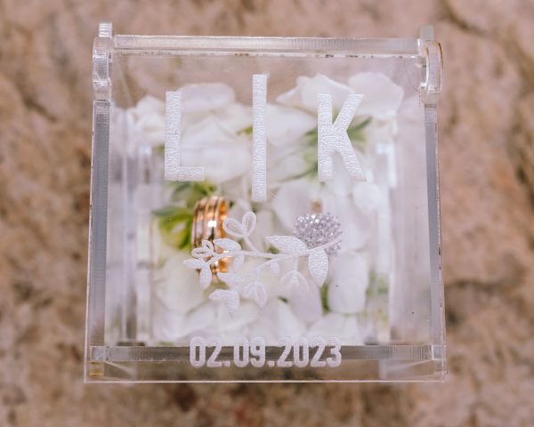 Personalised Acrylic Ring Box
