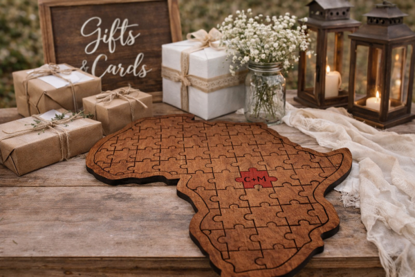 Puzzle Wedding Guestbook Boards