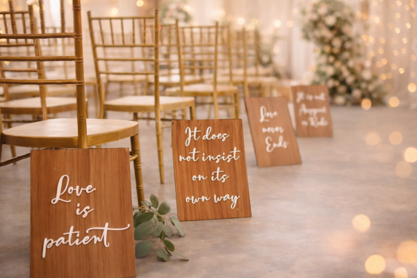 Wedding sign sets