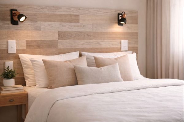 Laminate Wood Headboard