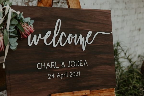 Rustic Wedding Signage Set