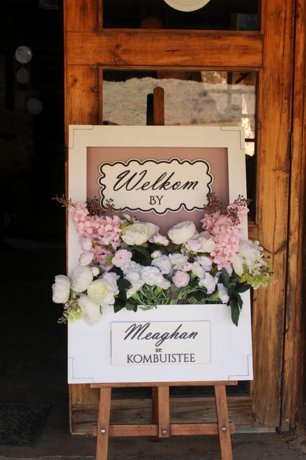 Flower box sign