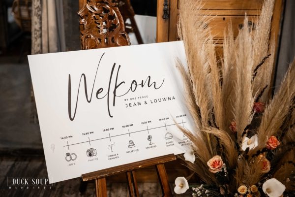 Printed Wedding Signage Set